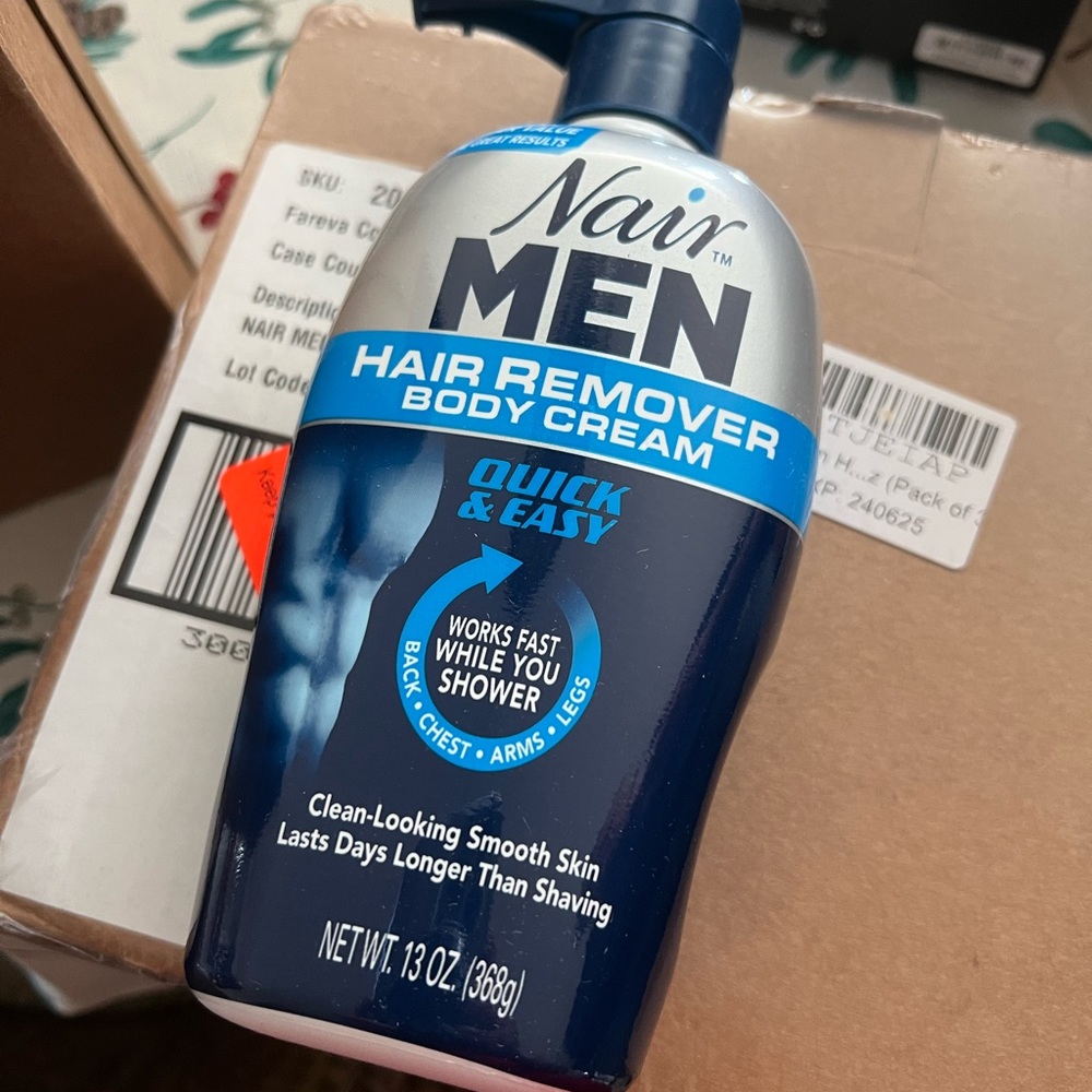 Nair hair removal for men